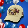 thumbnail image 7 of Eagle & Liberty United States 250th Anniversary Commemorative Hat USA Patriotic Baseball Cap Embroidered Printed Adjustable, Unisex, Tribute Gift for Veterans, Men, Women, 1766-2026, 7 of 7