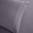 thumbnail image 6 of Nestl King Sheets Set, Instantly Soft, Deep Pocket Bed Sheets King 4 Piece, Luxury Soft Microfiber King Size Sheets, Gray Purple, 6 of 8