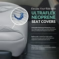 thumbnail image 5 of For Subaru Forester 2019-2024 FH Group Custom Fit Car Seat Covers for Truck Van SUV Sedan - Neoprene Solid Gray Front Seats, 5 of 5
