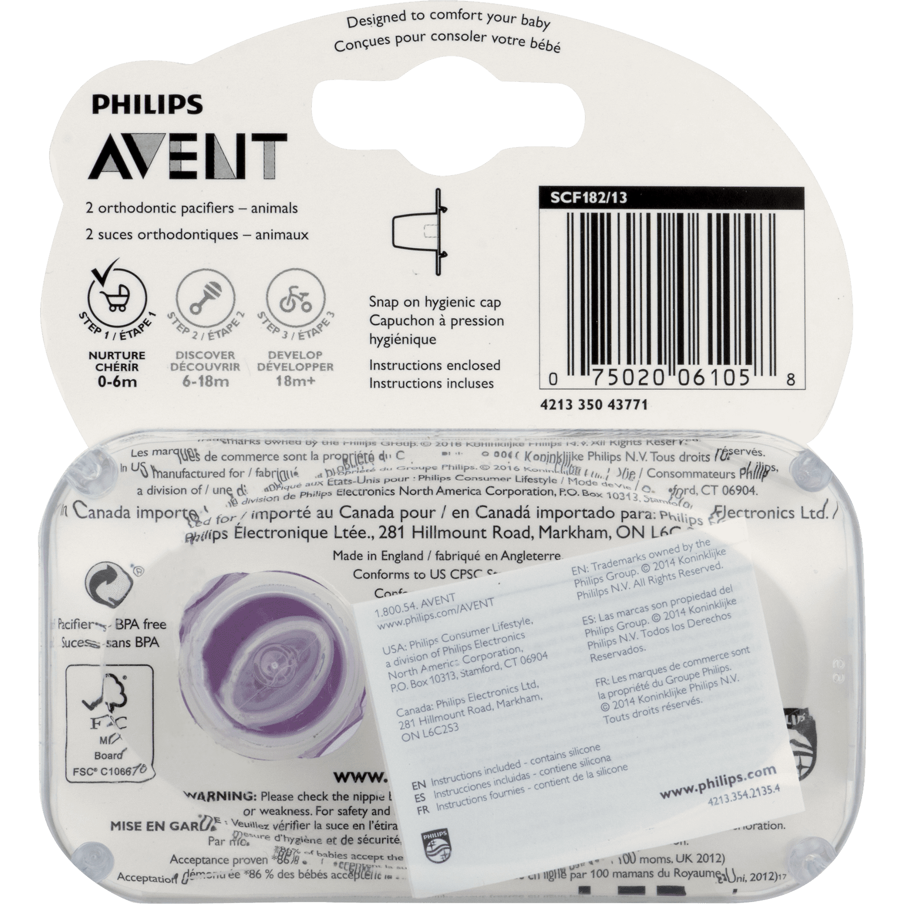 avent soother animal