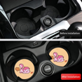 thumbnail image 3 of Posavasos para coche, absorbente, lindo, divertido, moderno, diseño de personajes de dibujos animados, goma, nuevo, 3 of 5