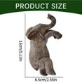 thumbnail image 3 of Beppter Sculptures & Statues Elephant Animal Statue Resin Craft Hanging Cup Baby Elephant Statue Ornament Toy Creative Garden Bonsai Potted Pendant Garden Outdoor Resin Craft Statue Ornam, 3 of 8