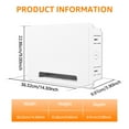 thumbnail image 2 of Sutowe In Wall TV Media Box 9 Inch Recessed Media Box Cable Management Kit Organize Streaming Device Easy Installation for Wall, 2 of 8