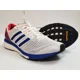 thumbnail image 2 of Ad-id-as Mens Adizero Boston 6 BA8145 White Running Shoes Sneakers Size 5 EUC, 2 of 6