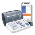 thumbnail image 1 of Monitor de presión arterial Bluetooth HuBDIC HubiCare, compatible con FSA/HSA, brazalete ajustable XL grande, medidor de presión arterial digital potable para uso doméstico, conexión con aplicación pa, 1 of 5