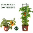 thumbnail image 3 of 12pcs Expandable Trellis Connectors Plastic Connecting Rod Brackets Gardening Supplies for Any Plant Stakes, 3 of 3