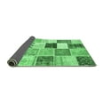 thumbnail image 2 of Ahgly Company Indoor Square Patchwork Emerald Green Transitional Area Rugs, 8' Square, 2 of 4