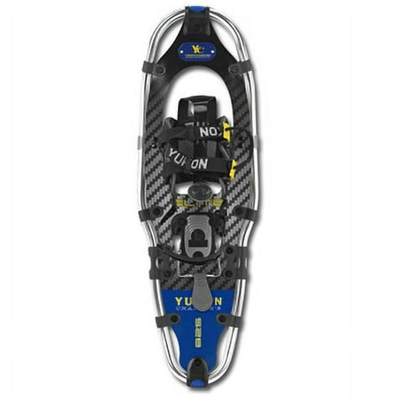 Yukon Charlie's Elite Series Snowshoe - 8" x 25" - Carbon/Blue