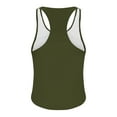 thumbnail image 5 of KPOPLK Mens Sports Fitness Basketball Men's Vest Fashion Leisure Home Sports Reduce Sleeveless Vest Top Sleeveless T Shirt(2XL,AG), 5 of 5