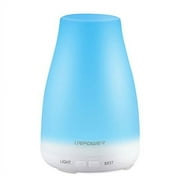 URPOWER 2nd Version Essential Oil Diffuser,100ml Aroma Essential Oil Cool Mist Humidifier with Adjus