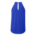 thumbnail image 6 of SHenli Women's Double Lined Tank Tops Boho Sleeveless Ruffle Short Sleeve Shirts Ribbed Knit Casual Basic Tee, 6 of 6