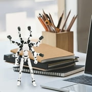 T13 3D Action Figure , 3D Printed Multi-Jointed, Titan 13 Action Figures, Multi-Articular Lucky Mobile Robot Nova,Desktop Decorations for Game Lovers Toys (Black)