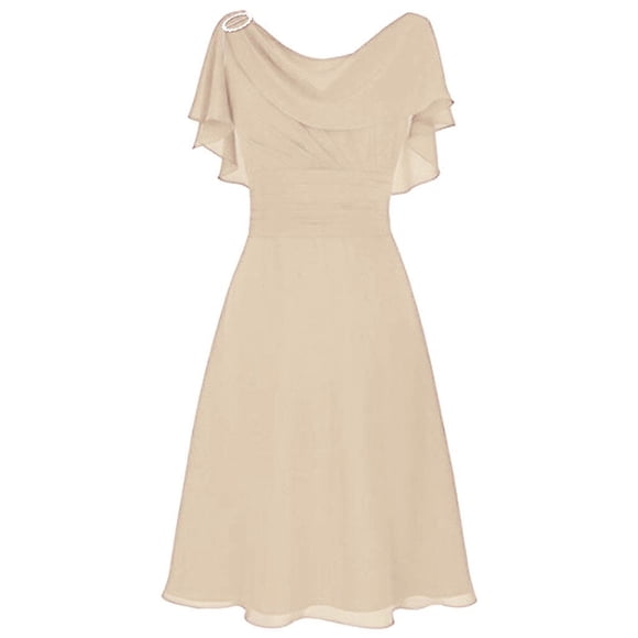 RKSTN Wedding Guest Dresses for Women Formal Wedding Bridesmaid High-waist Party Prom Gown Cocktail Dress
