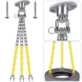 thumbnail image 1 of BeneLabel Kit de Balançoire pour Pneus - Support de Balançoire Robuste avec Chaînes et Crochets Enduits - Rotation à 360° - Capacité de 700 LB, 1 of 7