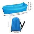 thumbnail image 3 of Sofá Inflable Para Exteriores, Cama Plegable Para Adultos, Sofá Inflable Perezoso, Fácil De Desmontar Y Lavar, Saco De Dormir Portátil Para Acampada, 3 of 5