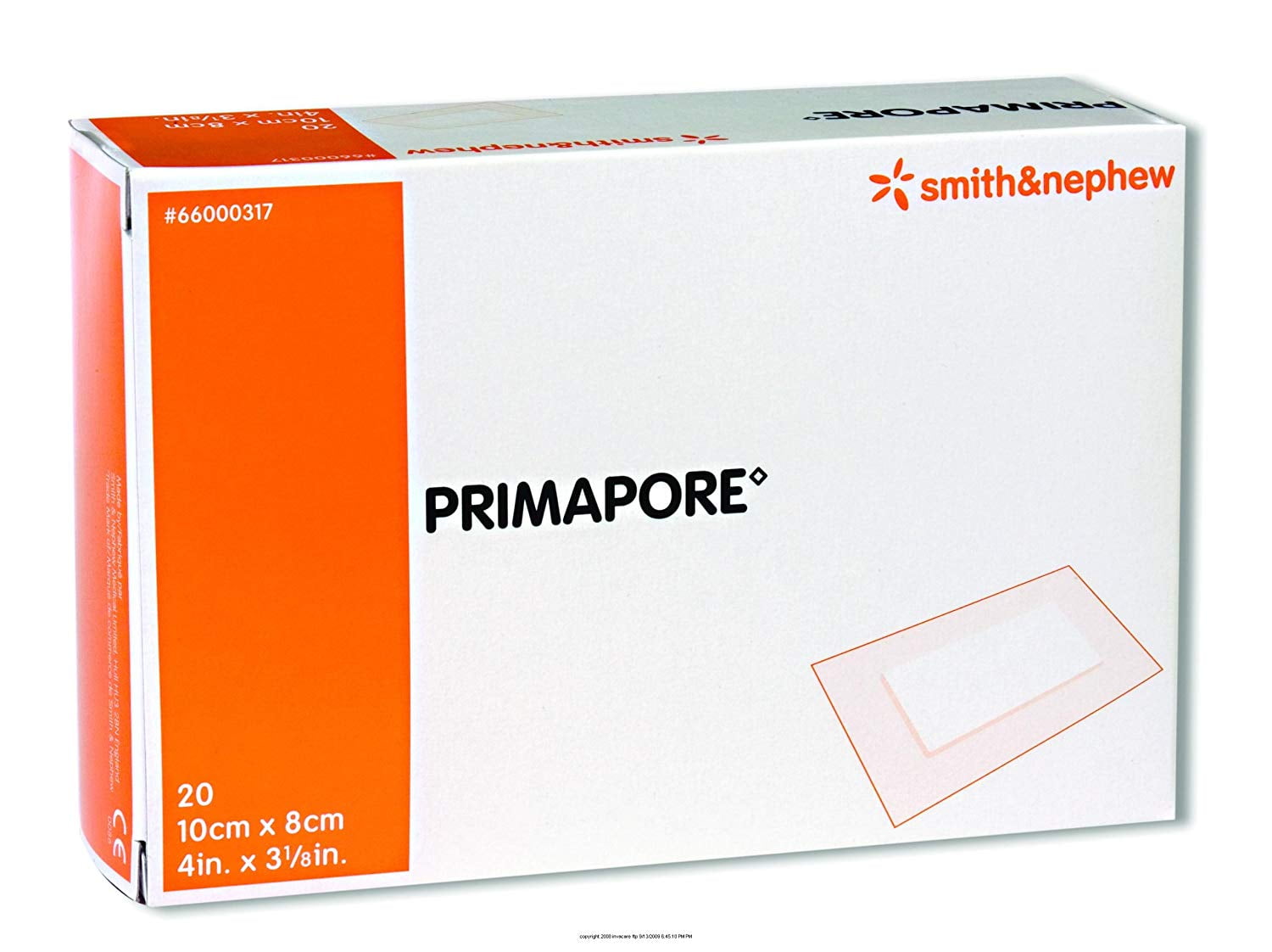 Smith & Nephew 66000317 Primapore Dressing 4 in. x 3 in. (Box of 20