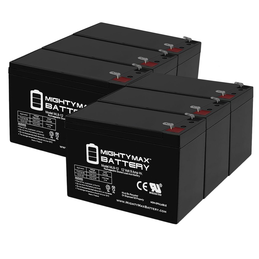 12V 9Ah SLA Battery Replaces Razor MX350 Electric Dirt Bike 6 Pack