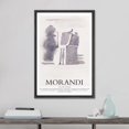 thumbnail image 5 of PixonSign Framed Canvas Print Wall Art Morandi Watercolor Geometric Polygon Landscape Classic Vintage Illustrations Fine Art Decorative Multicolor for Living Room, Bedroom, Office - 24"x36" BLACK, 5 of 5