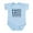 Sky Blue, variant on CafePress - Made In America With Greek Parts Body Suit - Baby Light Bodysuit, Size Newborn - 24 Months