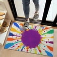 thumbnail image 2 of Colorful Paint Splash Burst Door Rugs,Washable Non Slip Door Mats Indoor,Decorative Door Mats,Entry Mat Indoor for Entrance,Bedroom,Kitchen,Bathroom,20"x32", 2 of 6