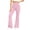 (New29)Pink, variant on ThriftyPlait High Rise Flare Yoga Pants for Women Stretchy Crossover Waistband Flattering Bootcut Leggings Soft Workout Lounge Trousers for Gym