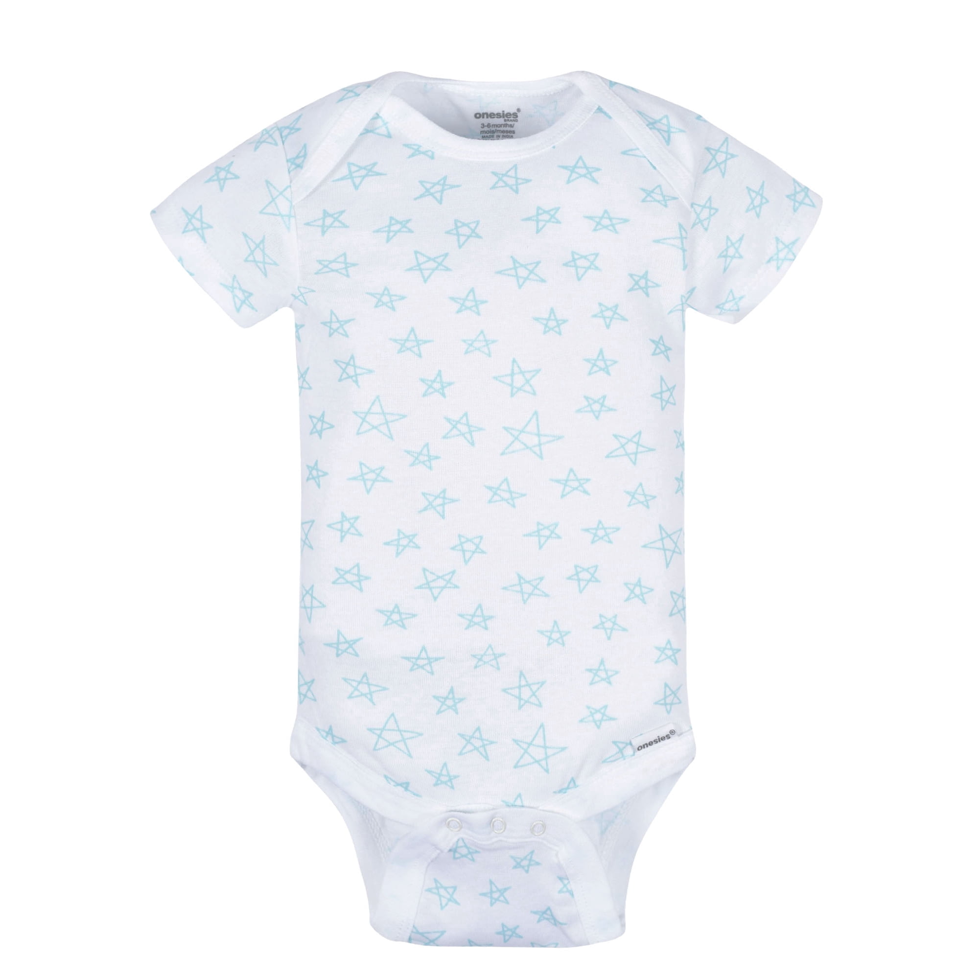 Onesies Brand Baby Boy or Girl Gender Neutral Short Sleeve Onesies Bodysuits, 8-Pack, Sizes Newborn-12M