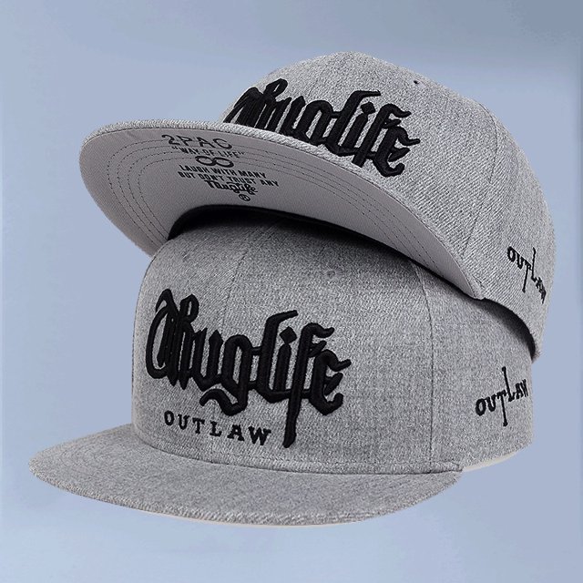 2PAC Gorra Hombres topi Mujeres lelaki Moda Juvenil Marca Sombrero thug Vida Bordado snapback Gorras