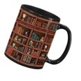 thumbnail image 1 of C-Handle Coffee Mug Literature Novelty Reading Reader Friends Lover, 1 of 9