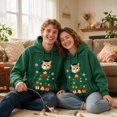 thumbnail image 3 of Christmas Pet Pouch Hoodie Men Women Long Sleeve Cute Graphic Loose Hooded Sweatshirt Pullover Tops Dog Cat Carrier Hoodie, 3 of 6