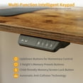 thumbnail image 5 of Cubiker 48 x 24 inch Standing Desk Height Adjustable Desk Home Office Electric Table, Rustic Brown, 5 of 5