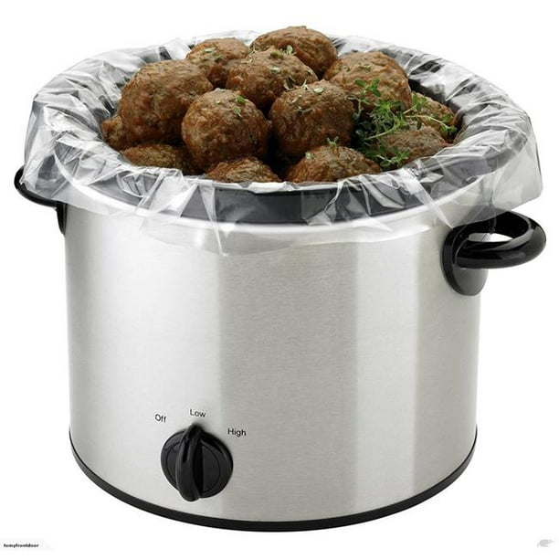 Pansaver 41556 Multi Use Cooking Bags Slow Cooker Liners Case of 25