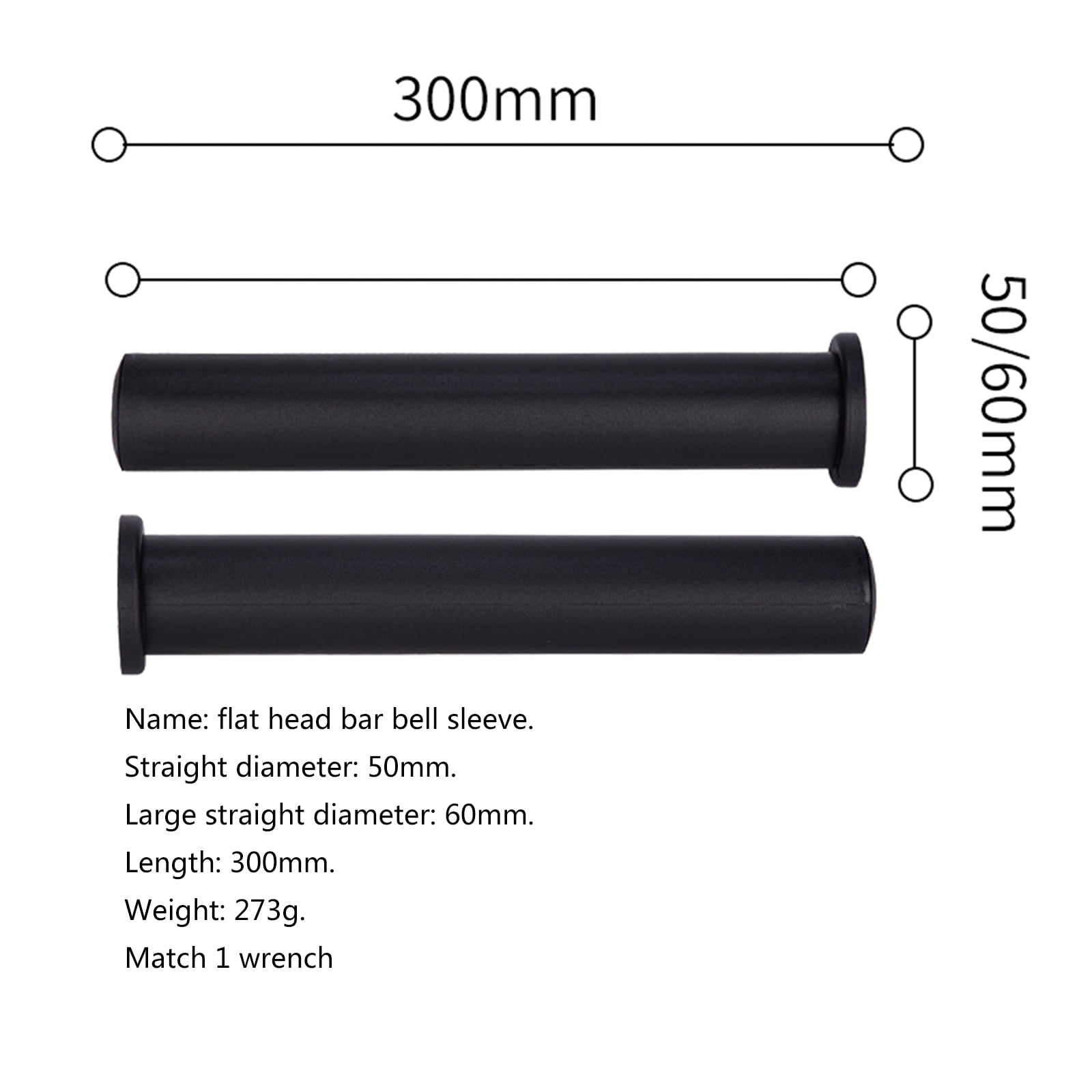 1 Pair Weight Plate Posts Convert with Wrench Barbell Curl Bar Building Weightlifting Workout Gym Strength Training