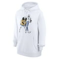thumbnail image 2 of Women's G-III 4Her by Carl Banks  White Buffalo Sabres Hockey Girls Fleece Pullover Hoodie, 2 of 3