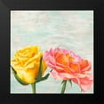 thumbnail image 2 of Jenny, Thomlinson 15x15 Black Modern Framed Museum Art Print Titled - Funky Roses I, 2 of 5