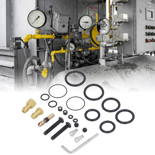 Air Compressor Sealing Kit, 30MPa Wide Compatibility Sealing Rings Washers Easy Installation Multiple Sizes for Daily Maintenance