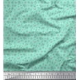 thumbnail image 1 of Soimoi Poly Crepe Fabric Cactus,Alarm Clock & Flamingo Shirting Print Fabric by The Yard 42 Inch Wide, 1 of 3