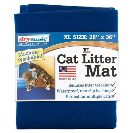 Drymate, Cat Litter Mat, Extra Large, Blue (Best Cat Litter Mat)