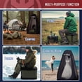 thumbnail image 6 of Portable Toilet Kit for Adults,Pop Up Privacy Tent,Large Portable Toilet Potty for Adults,12 Toilet bags,12 pack Liquid Waste Gel,Washable,portable outdoor showers, 6 of 6