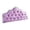 Purple, variant on Luxurious Crystal Velvet Bed Rest Pillow Tufted Headboard Backrest Cushion With Ruffle Trim For Reading Sofa Floor 39.4 Inches