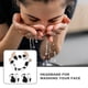 thumbnail image 5 of 1 Juego de diadema de Spa con estampado de vaca, banda para el pelo, diadema para lavarse la cara, muñequeras elásticas para mujeres y niñas, 5 of 7