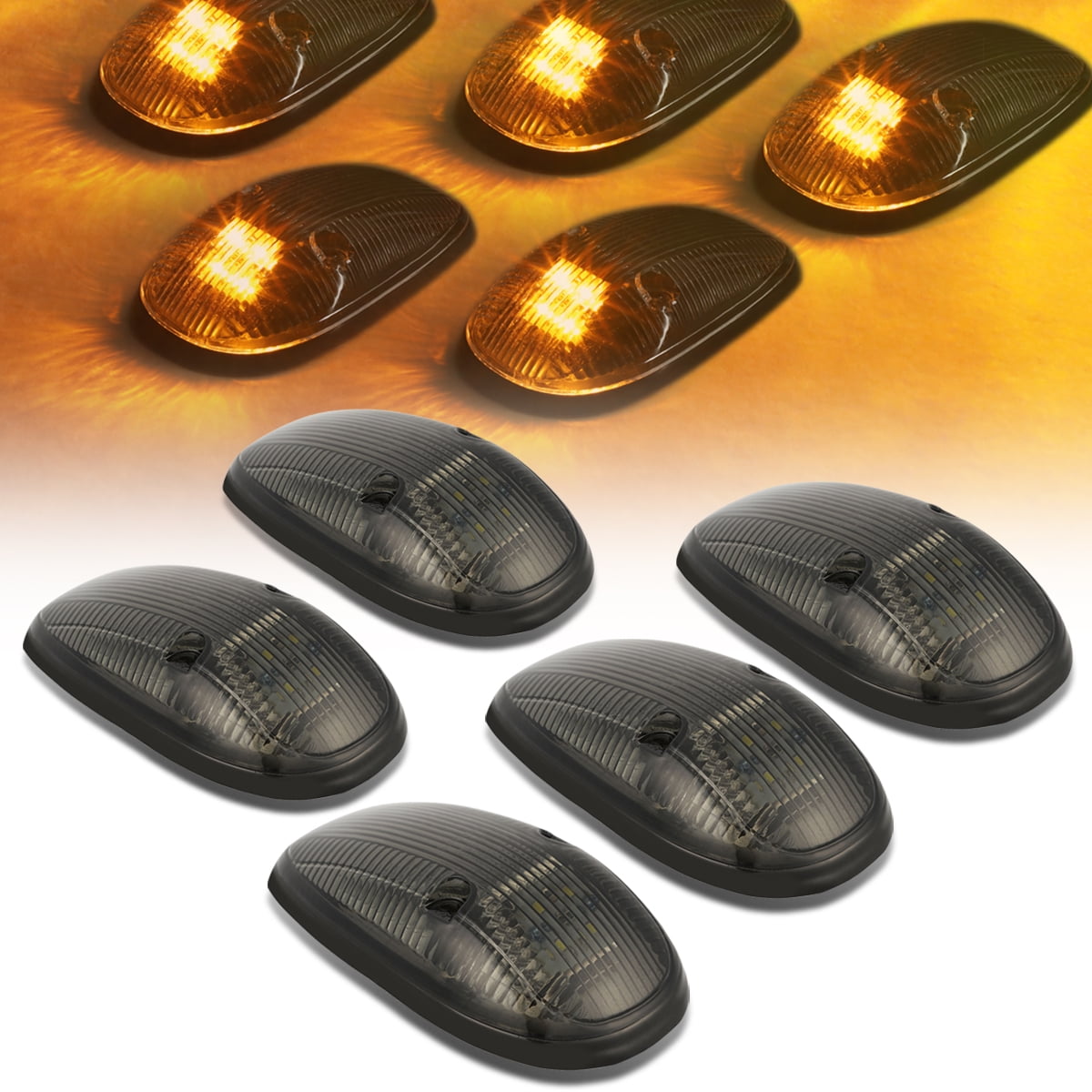 For 1999 to 2001 Dodge Ram 1500 2500 3500 BE 5 X LED Cab Roof Top