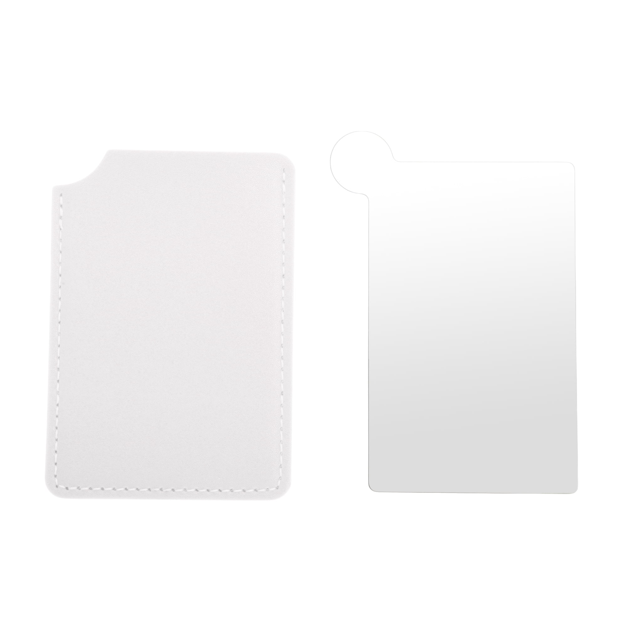 Unique Bargains 1 Pc Convenient Makeup Mirror White