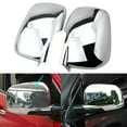 thumbnail image 4 of 4X Car Chrome Side Door Rearview Mirror Cover for Journey Freemont 2009 - 2018, 4 of 7