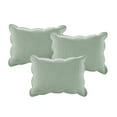 thumbnail image 4 of 6 Piece Reversible Scalloped Edge Daybed Cover Comforter Set Seafoam Daybed, 4 of 9