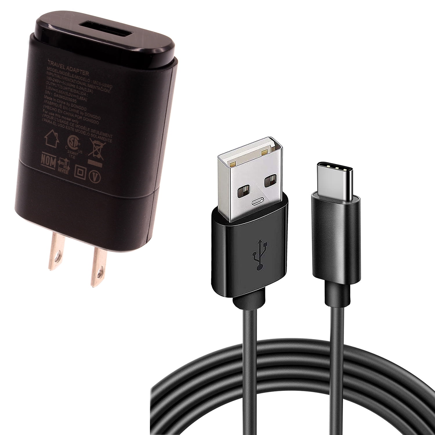 Replacement Wall Charger & 10FT USB-C Cable For Lenovo Tablets – Compatible With M10, P11, TB-X705 & More