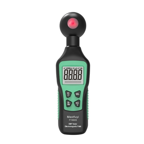 FY8809 Medidor EMF Probador de campo electromagnético digital Detector de radiación de cam Mastfuyi Probador de radiación
