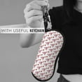 thumbnail image 5 of Vsdgher Strawberry Blueberry Cream Cake Sunglasses Soft Case Neoprene Zipper Eyeglass Case, Zipper Portable Spectacle Cases for Men Women, 5 of 6
