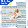 thumbnail image 4 of Blue and Red Christmas Pattern Toddler Nap Mats for Kids Preschool,50"x20" Sleeping Mat Bag or Kids,Toddler Sleeping Bag,Toddler Nap Mat or Daycare, 4 of 6