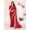 Red, variant on Women's Georgette Embroidered & Sequin work Bollywood Fancy Saree (Madhvi-Red)