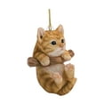 thumbnail image 2 of Miulika 2x Car Rear View Mirror Hanging Accessories Animal Pendant Orange and Gray, 2 of 9